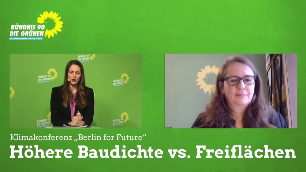 "Höhere Baudichte vs. Freiflächen" Workshop-Bericht auf der Klimakonferenz Berlin for Future